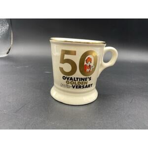Vintage 1981 Little Orphan Annie Ovaltine Ceramic Mug 50th Anniversary